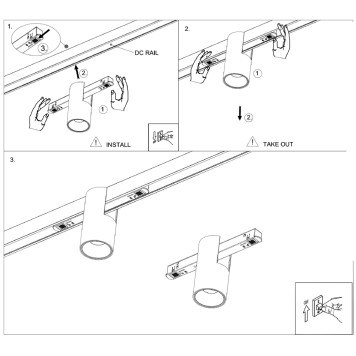 Трековый светильник Maytoni Exility Alfa TR122-4-7W-DS-BS-7