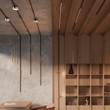 Трековый светильник Maytoni Levity Points TR193-1-5W4K-M-B-1