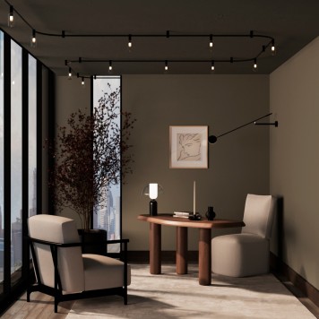 Трековый светильник Maytoni Flexity Magnum TR207-1-3W3K-B-1