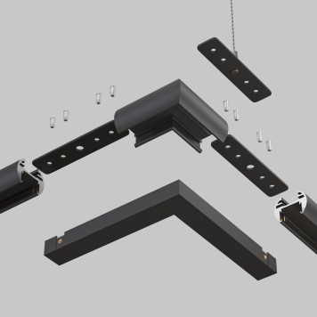 Соединитель угловой Maytoni Basity TRA172CL-R-11B-3