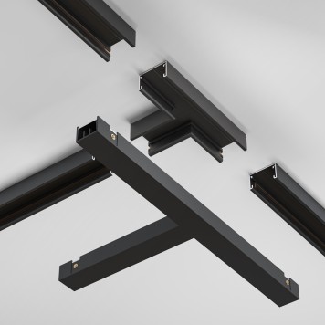 Соединитель T-образный Maytoni Basity TRA172TPC-1B-3