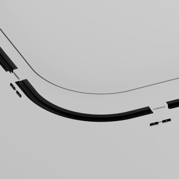 Соединитель радиусный под ГКЛ 9.5мм Maytoni Levity TRA184-R600-12B-2