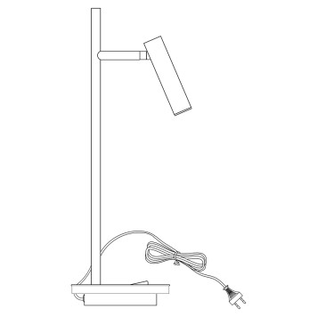 Лампа настольная Maytoni Estudo Z010TL-L8B3K-6