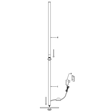 Торшер Maytoni Ray Z012FL-L18B3K-10