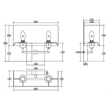 Бра Maytoni Bianco Z030WL-02BS-2
