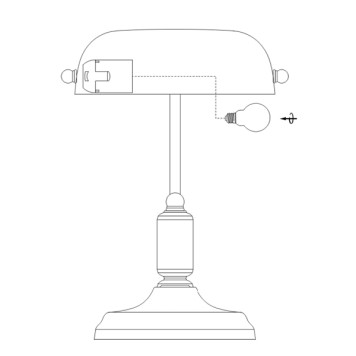 Лампа настольная Maytoni Kiwi Z153-TL-01-N-4