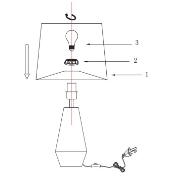 Лампа настольная Maytoni Calvin Table Z181-TL-01-W-15