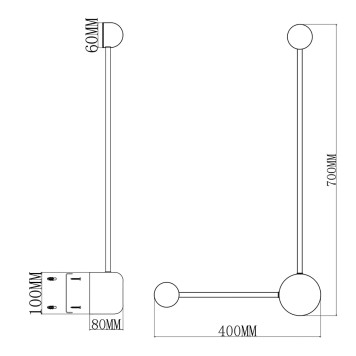 Бра Moderli Provo V10540-WL-1