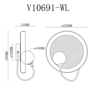 Бра Moderli Cosmi V10691-WL-4