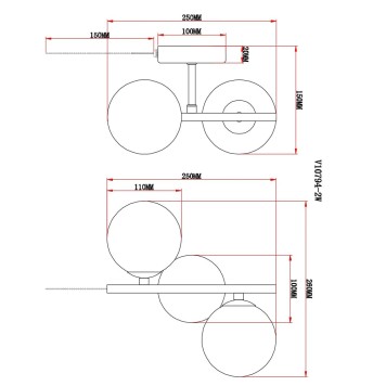 Бра Moderli Renny V10794-2W-1