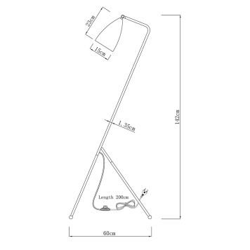 Торшер Moderli Show V10999-F-1