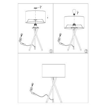 Лампа настольная Moderli Palma V11598-1T-5