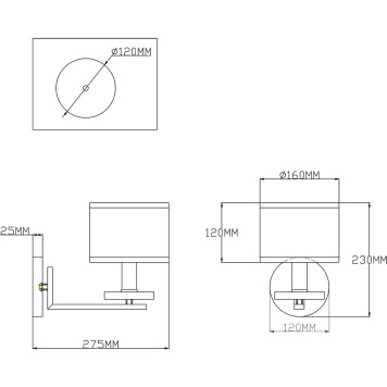 Бра Moderli Trio V2640-1W-1