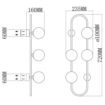 Бра Moderli Krona V4020-4W-1