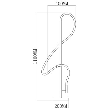 Торшер Moderli True V4089-FL-1