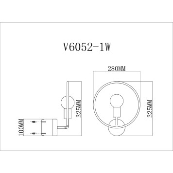 Бра Moderli Sachara V6052-1W-1