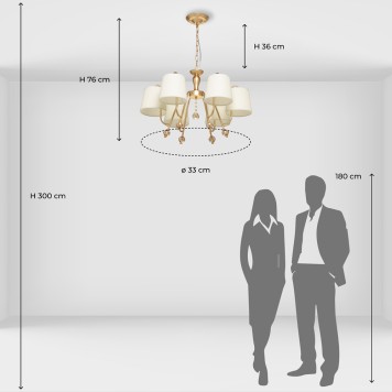 Люстра MW-Light Вега 6 329012206-12