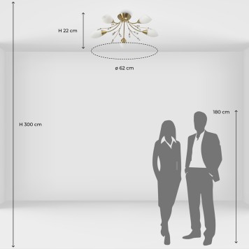 Светильник потолочный MW-Light Нежность 7 356012905-11
