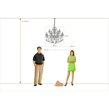 Люстра MW-Light Селена 11 482013312-8