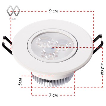 Светильник точечный MW-Light Круз 637011903-1
