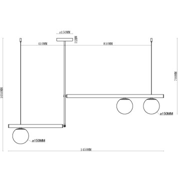 Люстра MyFar Jenifer MR1070-3P-3