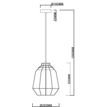 Люстра MyFar Hill MR1361-1P-1