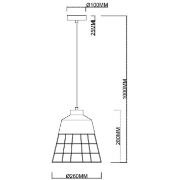 Люстра MyFar Hill MR1370-1P-1