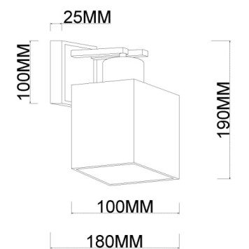 Бра MyFar Eileen MR1500-1W-1
