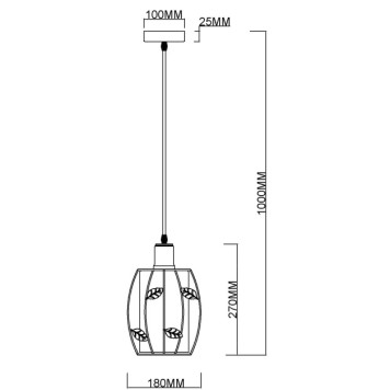 Люстра MyFar Huston MR1690-1P-1