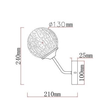 Бра MyFar Camilla MR1880-1W-1