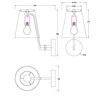 Бра MyFar Aurora MR1930-1W-13946-2