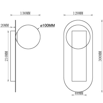 Бра MyFar July MR2000-1W-13946-1