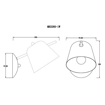 Бра MyFar Clementine MR2280-1W-6