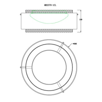 Светильник потолочный MyFar Anders MR2370-1CL-5