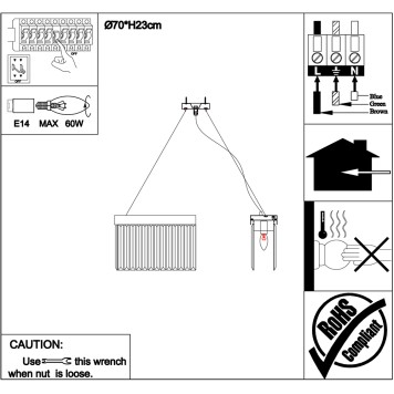 Люстра Newport 10110 10110+1/C gold-1