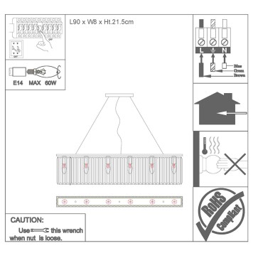 Люстра Newport 10110 10116/S gold new-1
