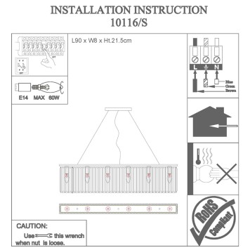 Люстра Newport 10110 10116/S new-2