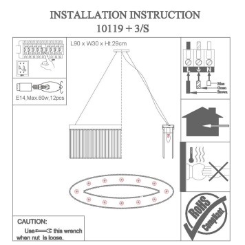 Люстра Newport 10110 10119+3/S gold-1
