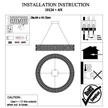 Люстра Newport 10120 10124+4/S chrome-1