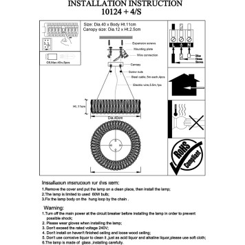 Люстра Newport 10120 10124+4/S-2