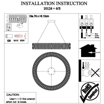 Люстра Newport 10120 10124+6/S chrome-2