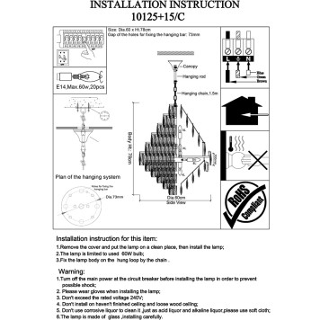 Люстра Newport 10120 10125+15/C-2