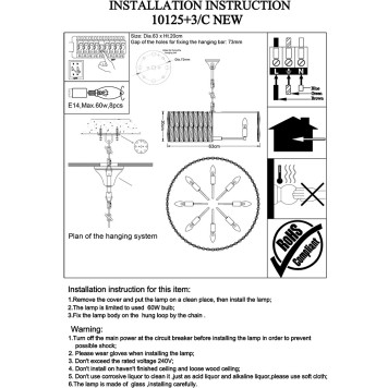 Люстра Newport 10120 10125+3/C new-3