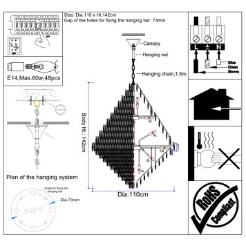 Люстра Newport 10120 Elizabeth 10125+43/C gold-3