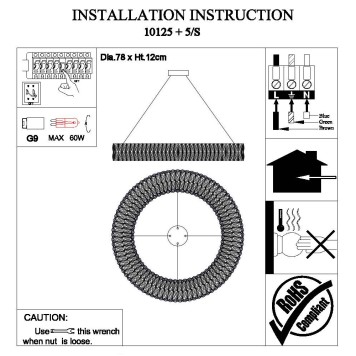 Люстра Newport 10120 10125+5/S chrome-2