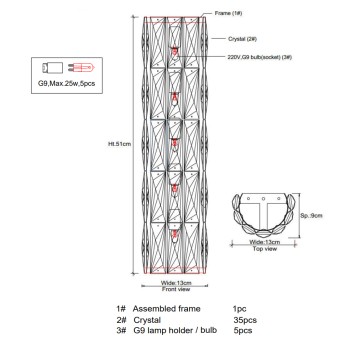 Бра Newport 10120 Elizabeth 10125/A new gold-1