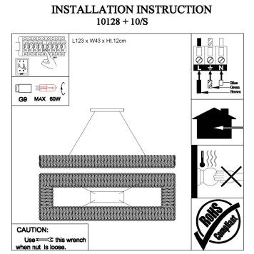 Люстра Newport 10120 10128+10/S chrome-2