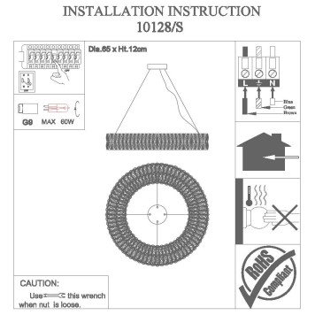 Люстра Newport 10120 10128/S chrome-2