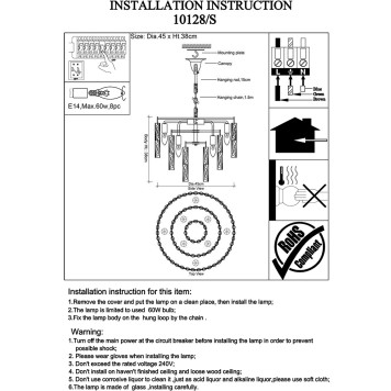 Люстра Newport 10120 10128/S-2