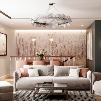 Люстра Newport 10820 10821/S new nickel-1